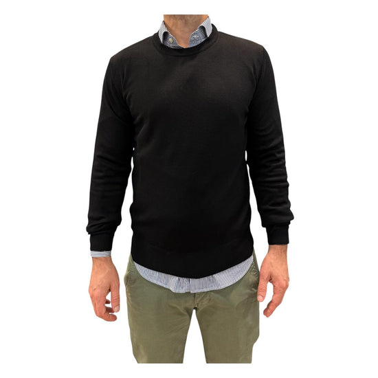 Maglia girocollo Nero 12200 121 RETOIS 