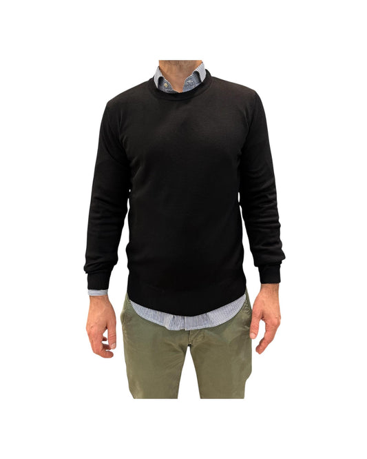 Maglia girocollo Nero 12200 121 RETOIS 