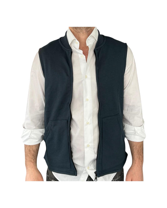 Gilet uomo blu petrolio G5017 BLU PETROLIO ATTREZZERIA33 