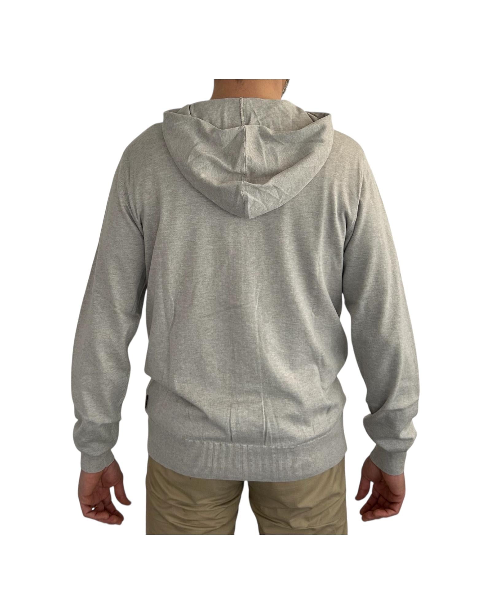 Maglia con cappuccio grigio chiaro A30416BRIGHT 930 AT.P.CO 