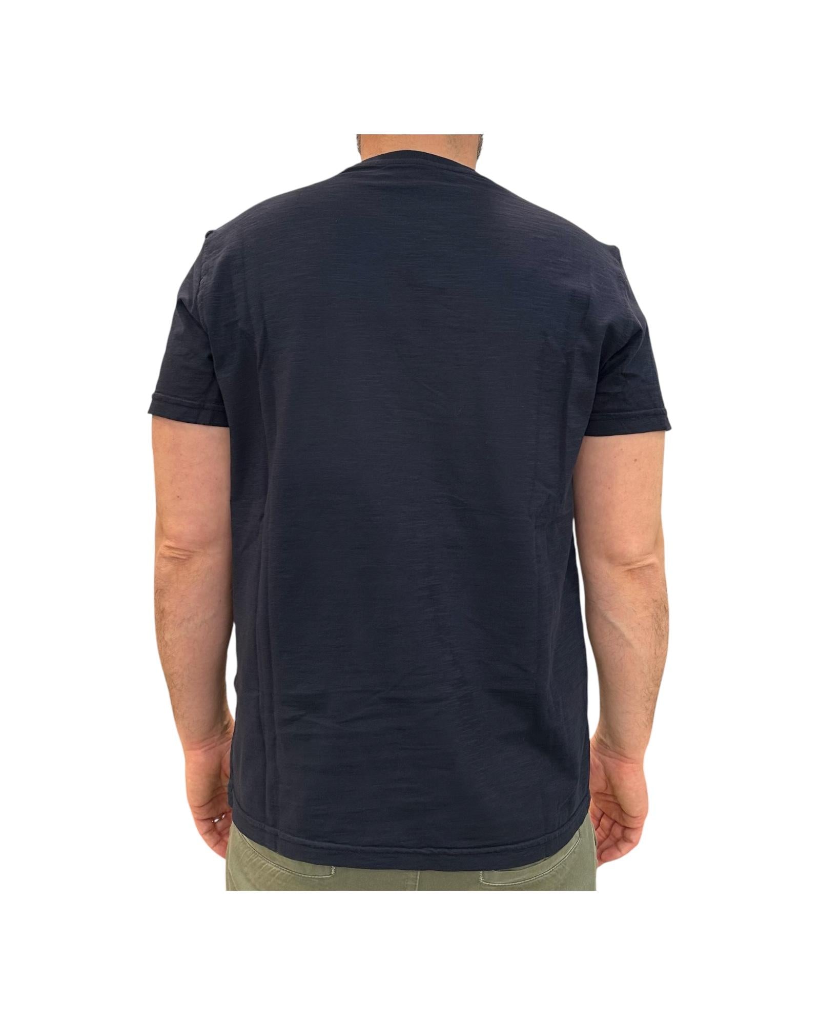 T-shirt Uomo Casco Bay Fiammata Navy 1001 NAVY BL'KER 