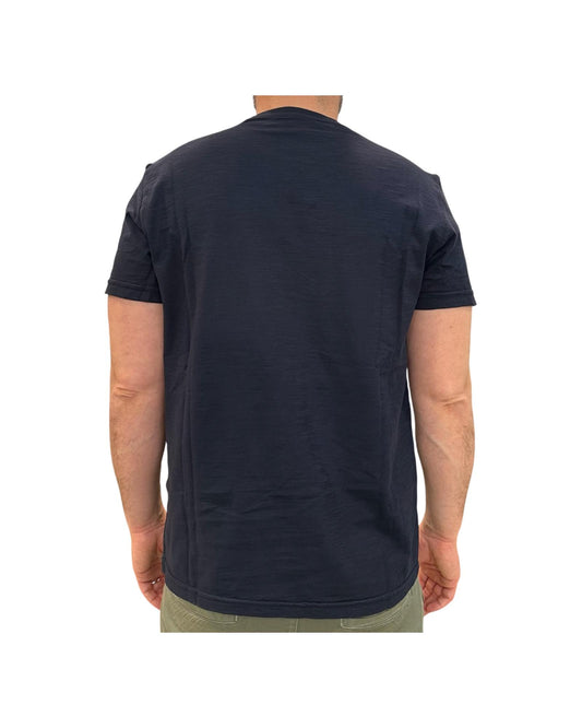 T-shirt Uomo Casco Bay Fiammata Navy 1001 NAVY BL'KER 