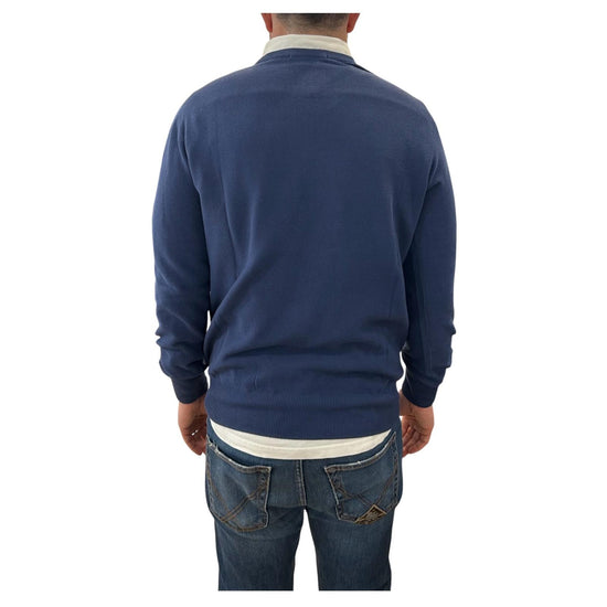 Maglia in cotone a nido d'ape Denim GIROCOLLO NIDO DAPE DENIM RE.VI.VAL 