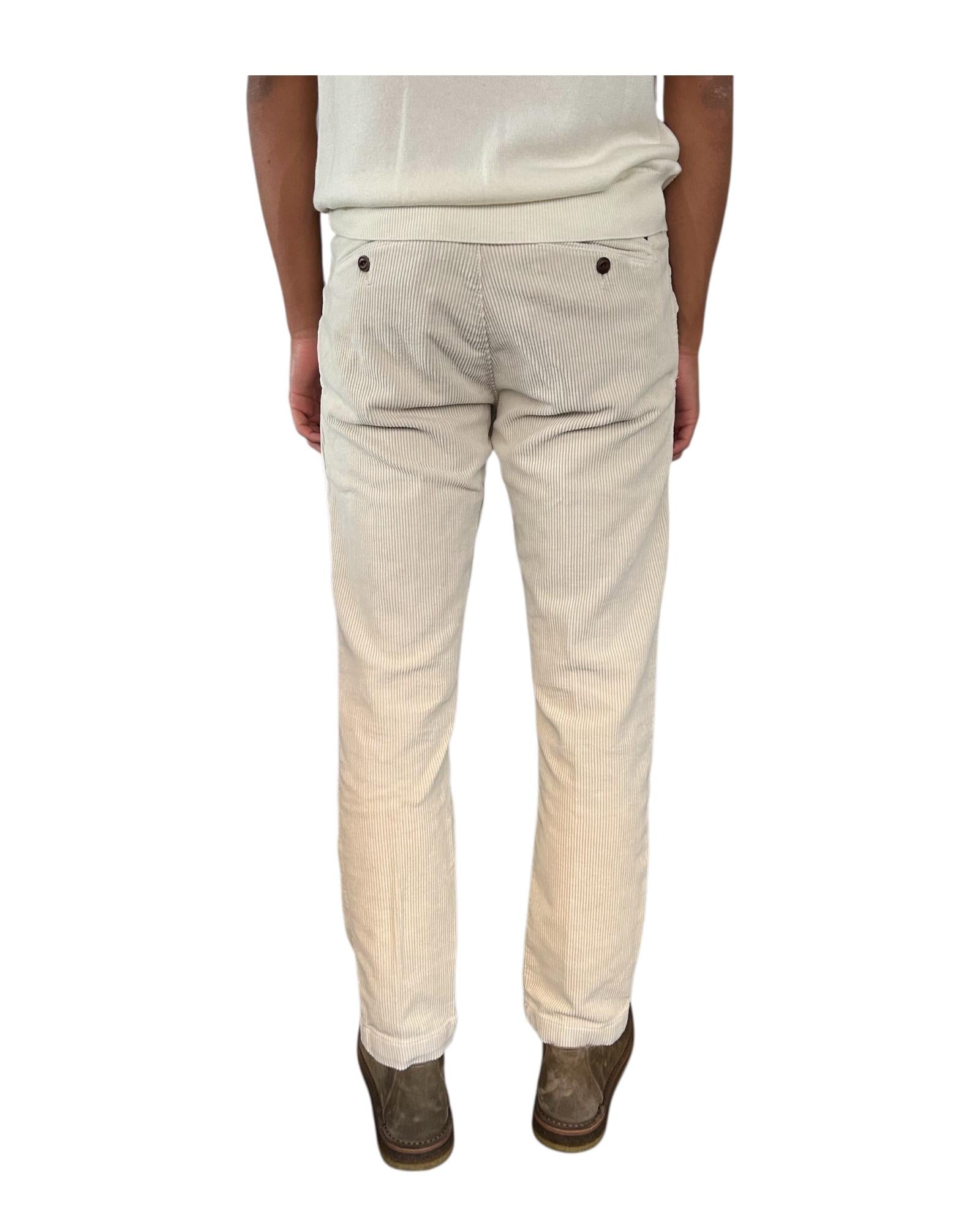 Pantalaccio Bristol velluto 500 righe Stone 019 BRISTOL VELVET STONE MODFITTERS 