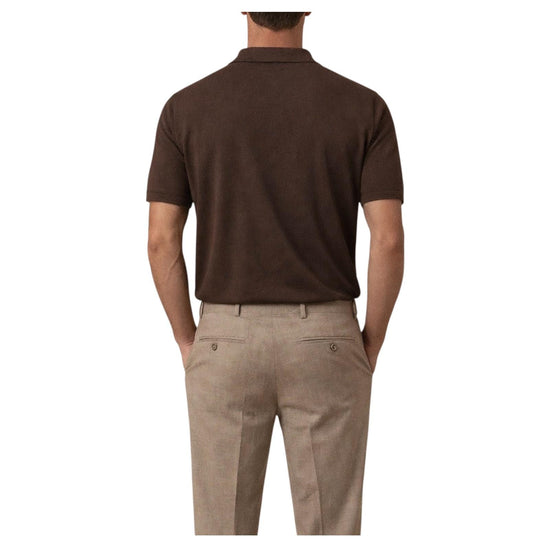 Polo senza bottoni Moro M5425 MORO +39MAsq 