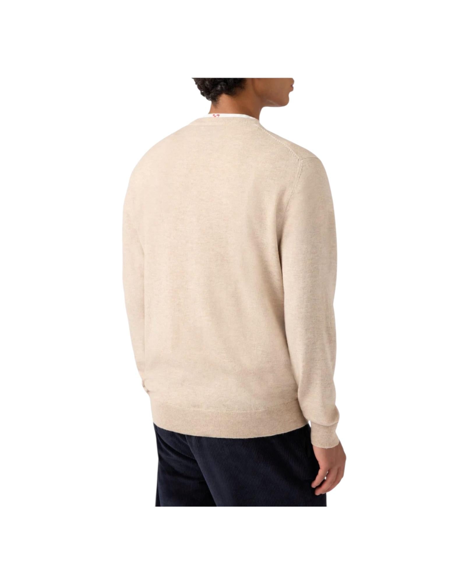 Maglione girocollo con ricamo Sto na bomba HER0024 03499I MC2 SAINT BARTH 