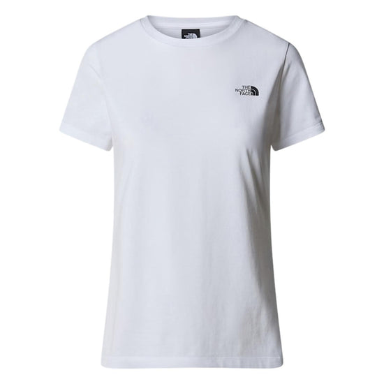 T-shirt Simple Dome White Donna NF0A87NH WHITE THE NORTH FACE 