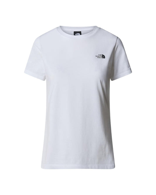 T-shirt Simple Dome White Donna NF0A87NH WHITE THE NORTH FACE 