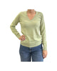 Maglione scollo a V Salvia