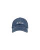 Davis cap in light blue denim with Saint Barth embroidery.