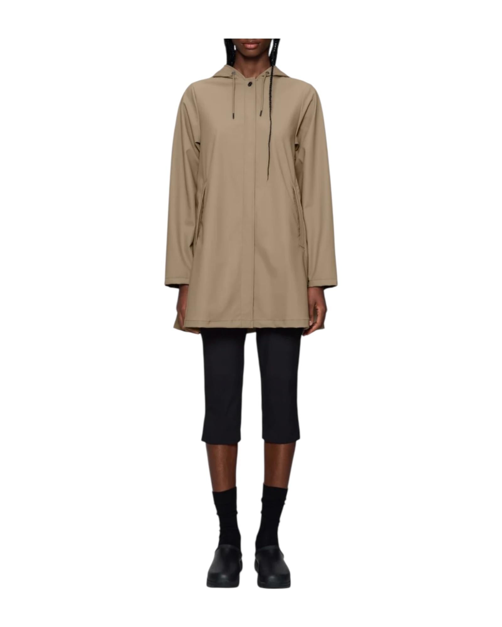 Giacca A-Line Beige RA18050 BEI RAINS 