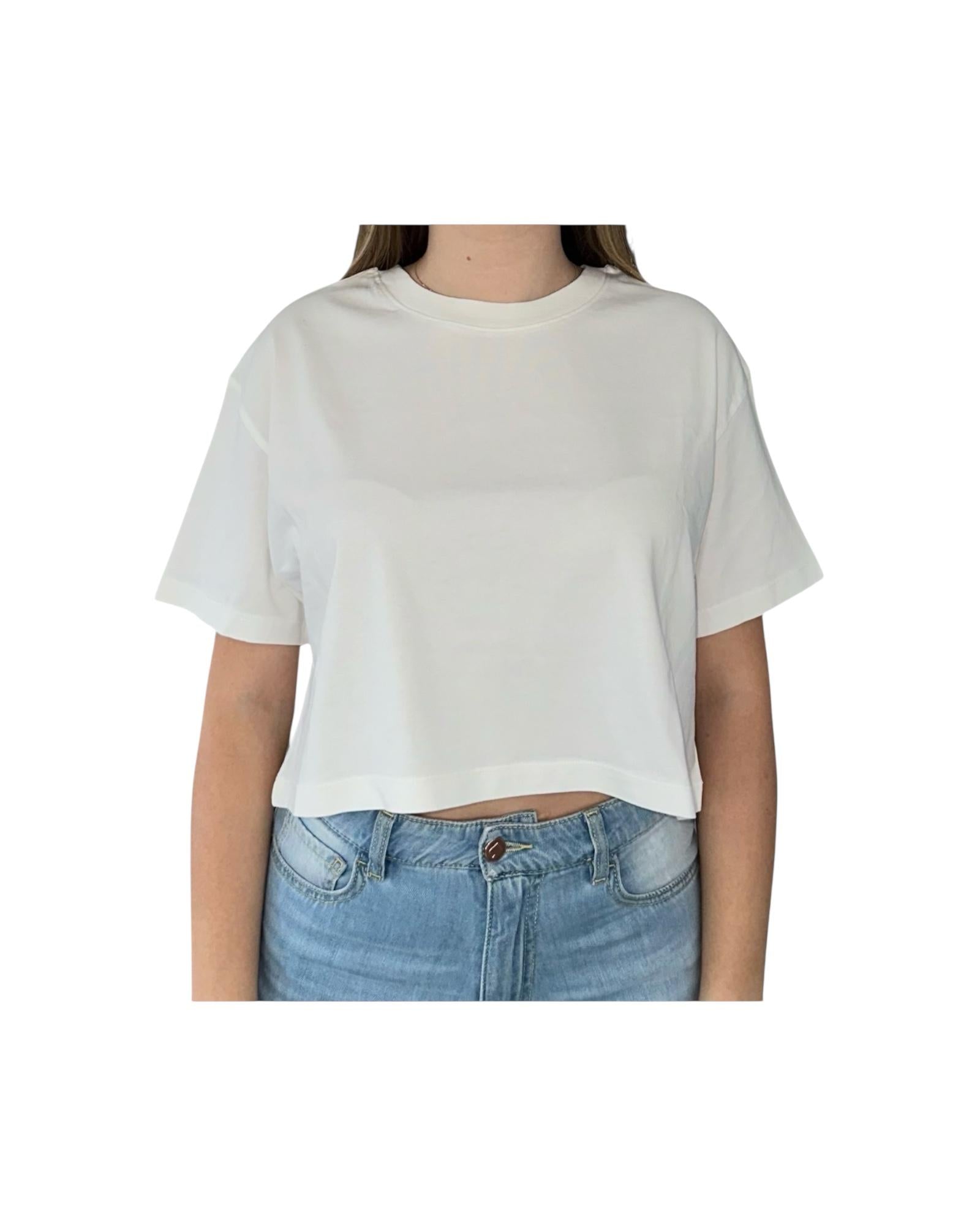 T-Shirt Berry Crop bianca BERRY BIANCO CHS