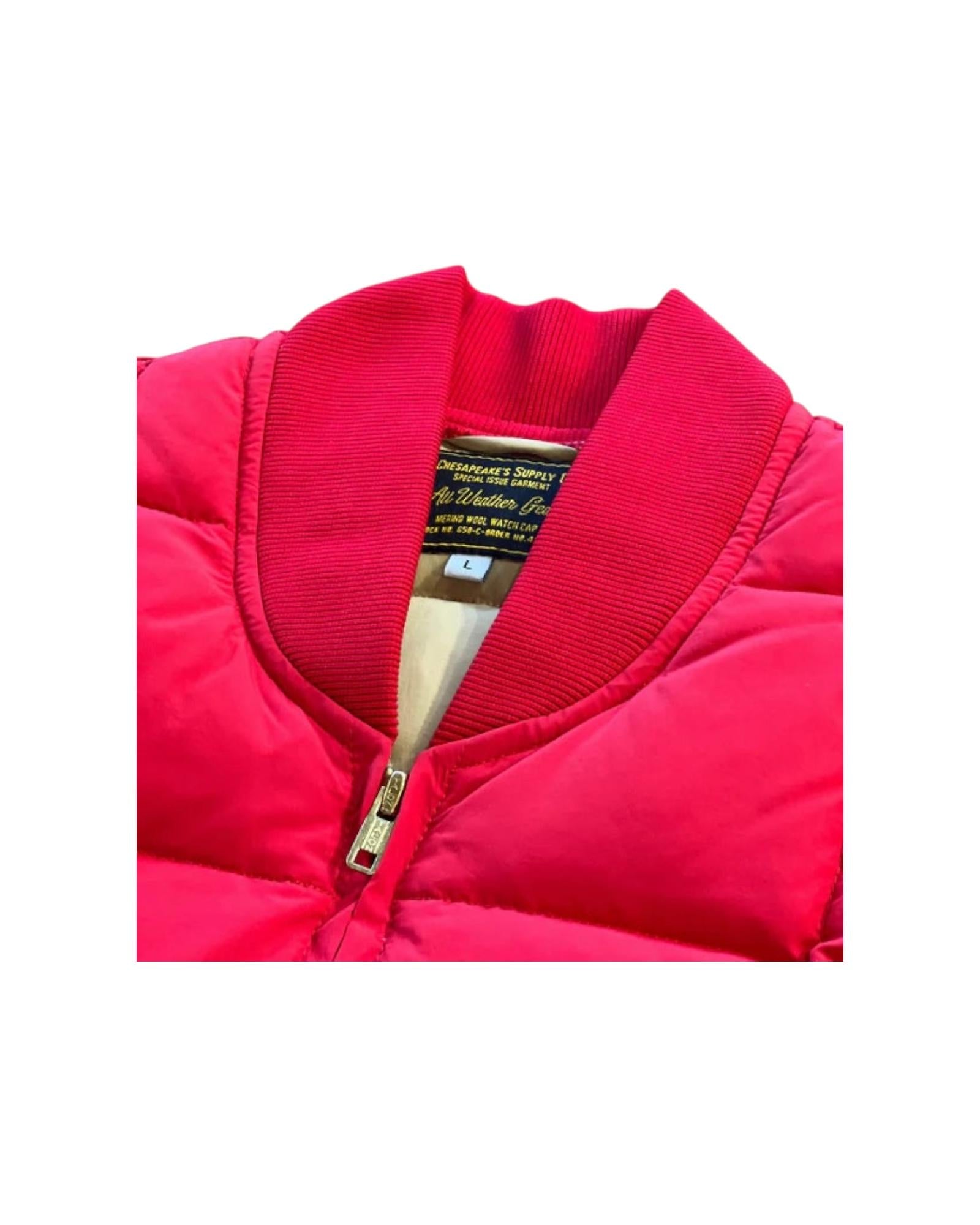 Gilet Seattle Down Rosso 901 DOWN VEST SEATTLE ROSSO CHESAPEAKE'S 