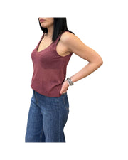 Top Lurex Malva