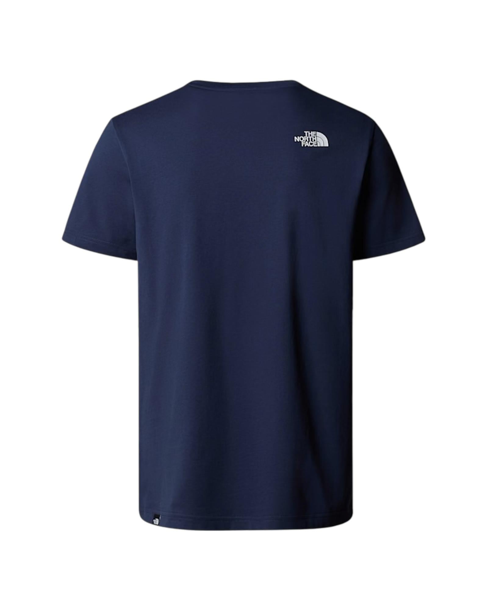 T-shirt Simple Dome Summit navy NF0A87NG SUMMIT NAVY THE NORTH FACE 