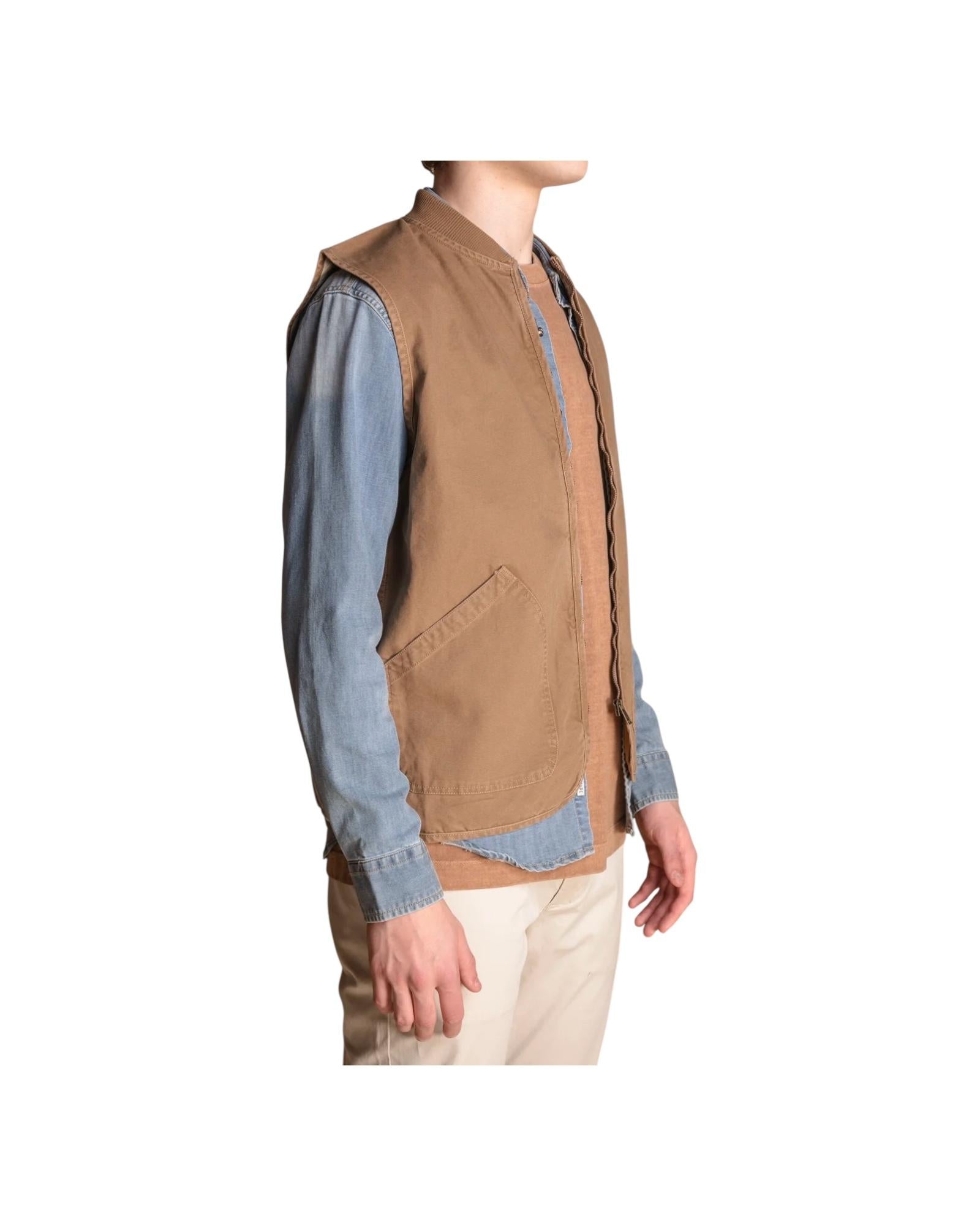 Gilet Terry beige. TERRY CRDC51 IMPURE 