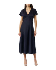 Abito in satin Blu