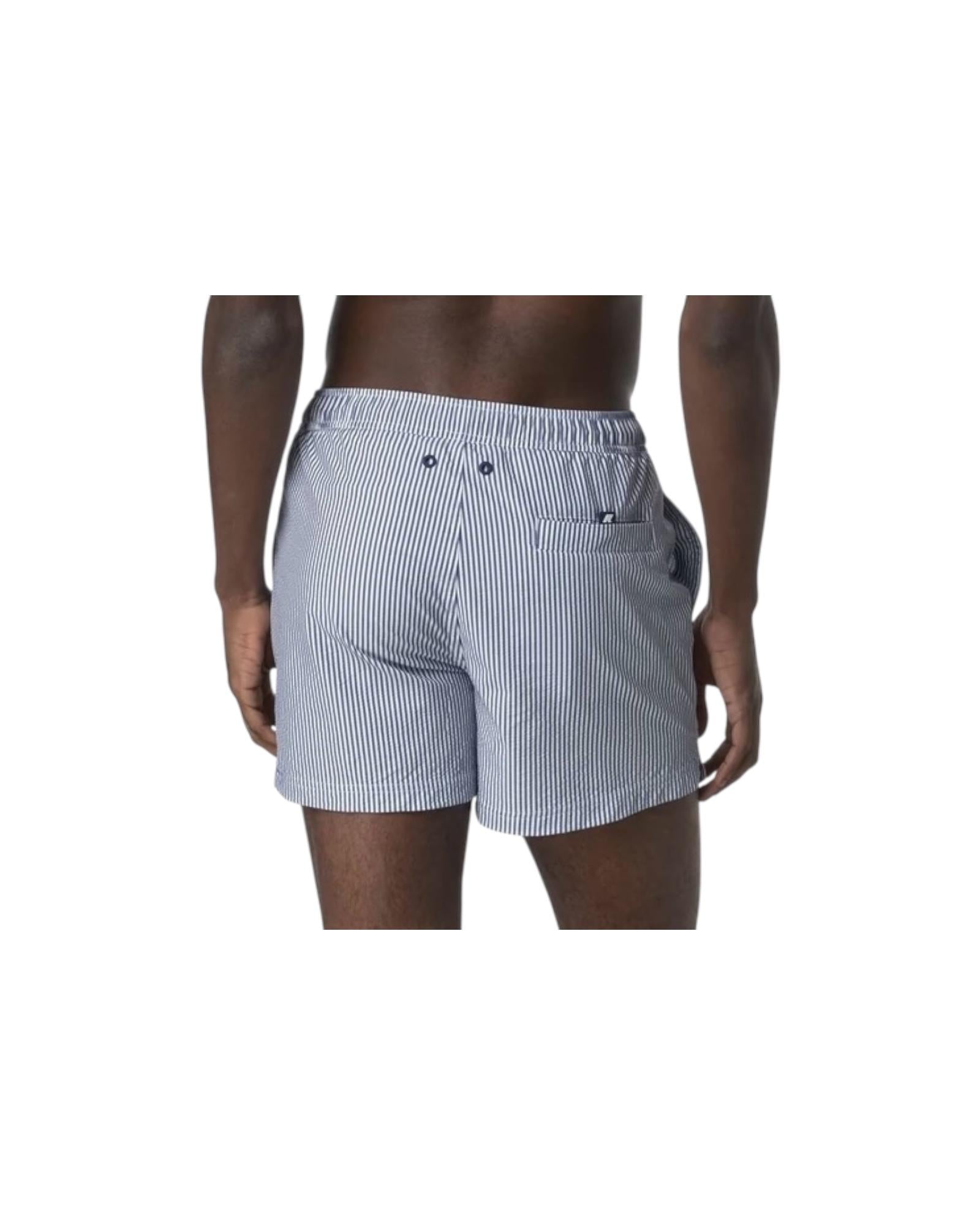 Hazel Mid Stripes Beach White-blue deep cobalt K8141KW B0J K-way 