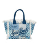 Vanity bag with radical patch pattern