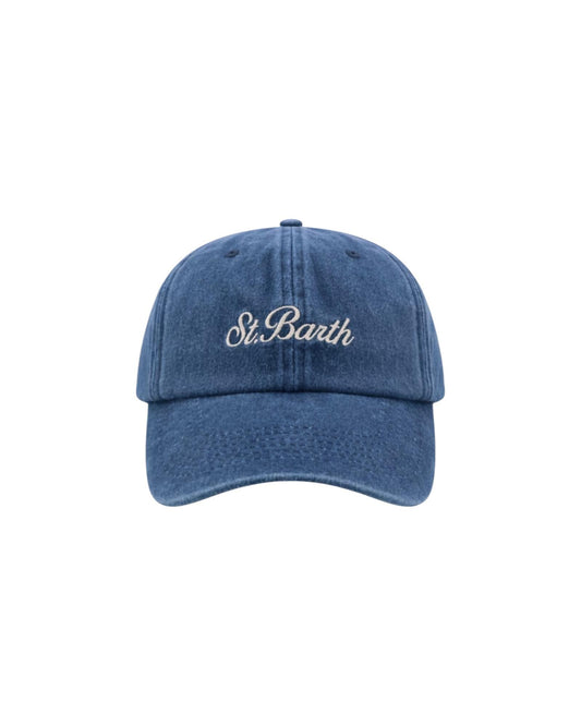 Cappellino Davis con ricamo Saint Barth Blu DAS0004 02963L MC2 SAINT BARTH 