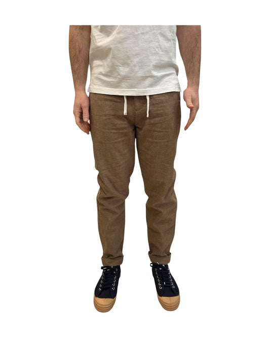 Pantalone misto misto Herringbone Mud MILES102 MLNC43 IMPURE 