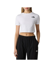 T-shirt corta in vita White