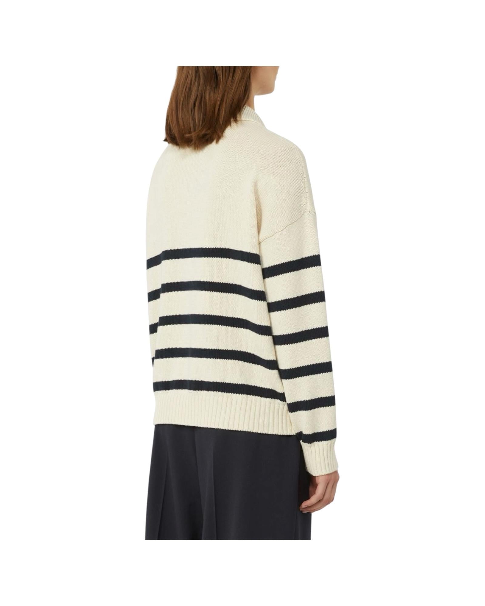 Polo in filato di cotone Blu PANFILO 011 MAX MARA WEEKEND 