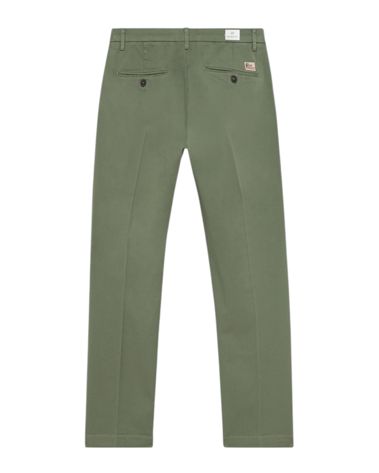 Pantalone chino conduit, army green. RRU90120C9250112 C0085 ROY ROGER'S 