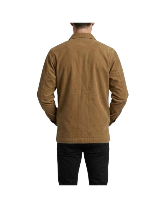 Giacca Work misto lino Tobacco WORK JACKET LINEN ST MALO TOBACCO CHESAPEAKE'S 