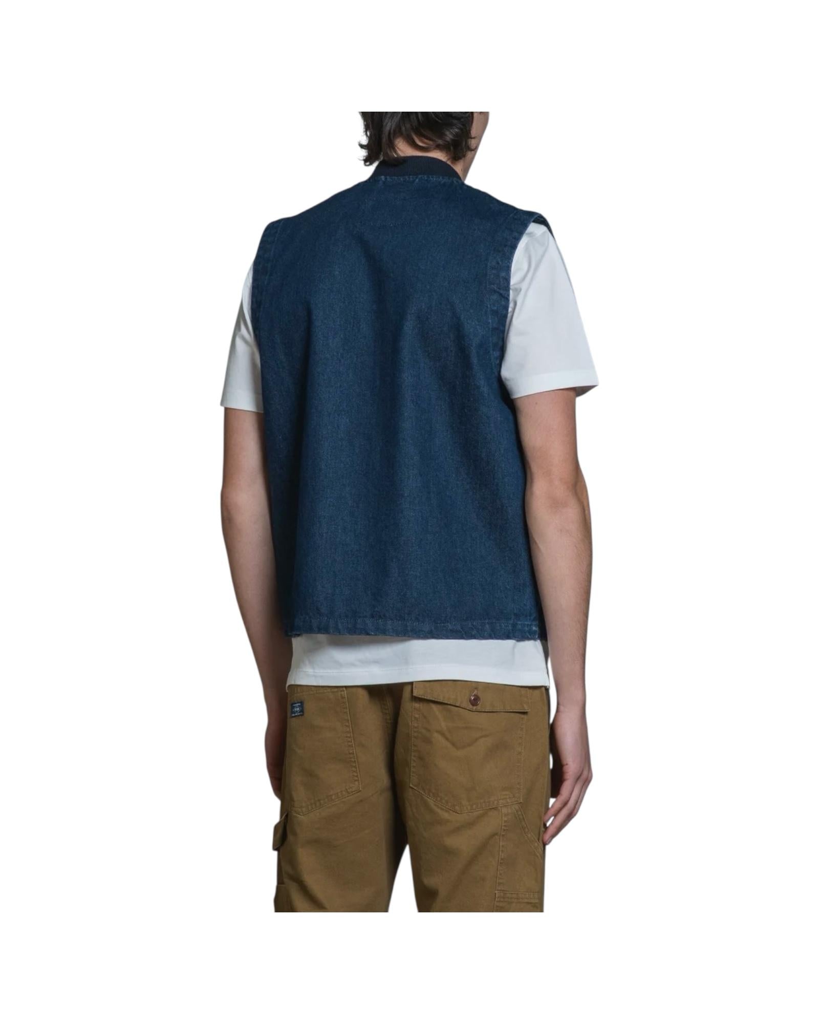 Gilet Denim Dark blue MARSH DNMC99 IMPURE