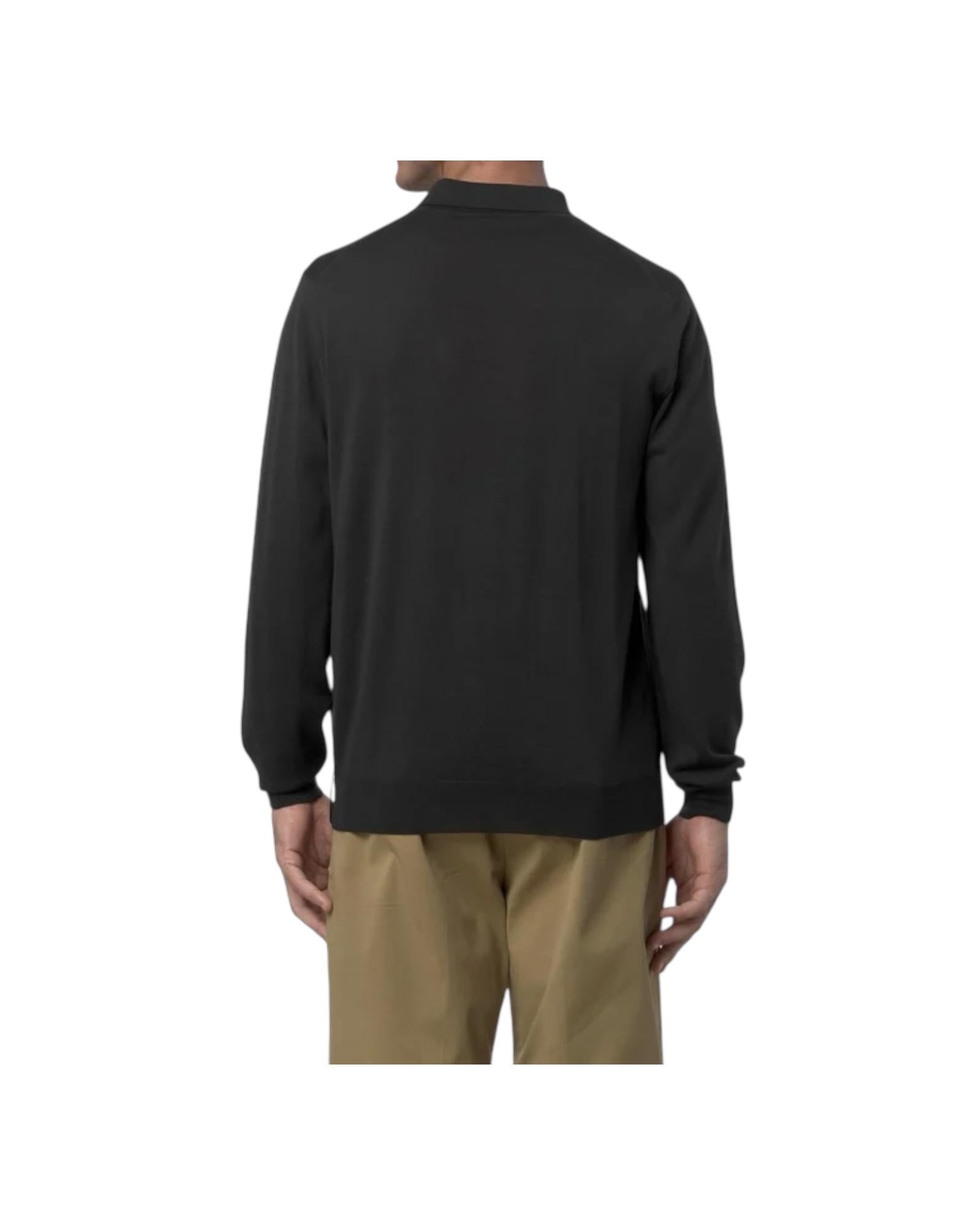 Maglione in lana merino con colletto polo Grey shadow K2131UW 133 K-way 