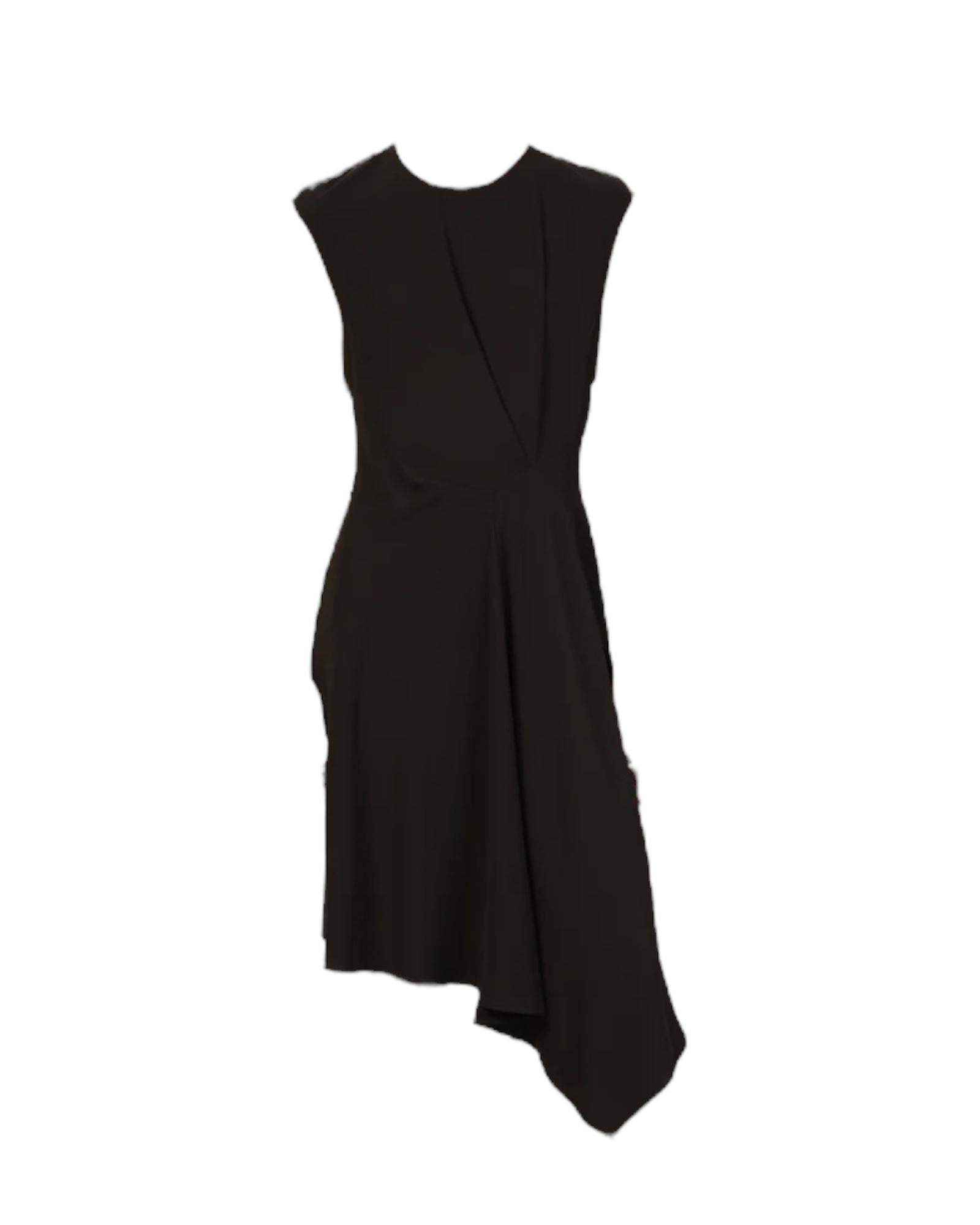 Abito Asimmetrico nero AFS N027 001 haveone 