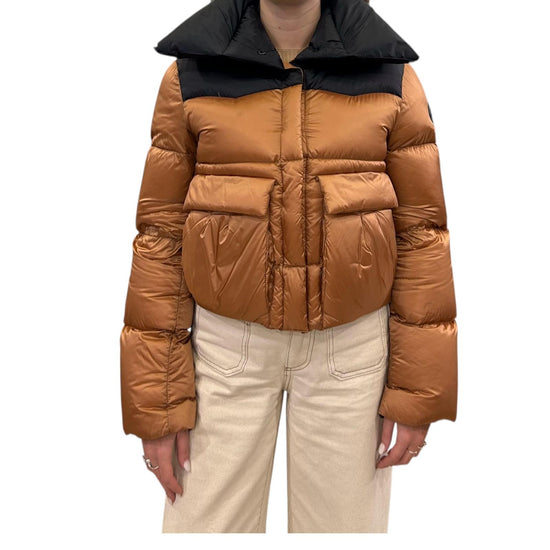 Piumino crop Rame CHANTEL B01 MUSEUM 