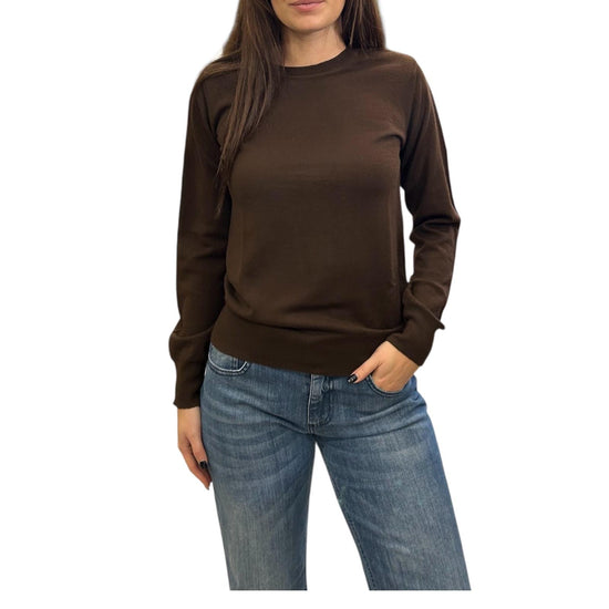 Girocollo in lana merino Testa di moro MAGLIE GIROCOLLO TDM AlEXANDRE STONE 