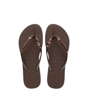Havaianas Glitter Dark Brown