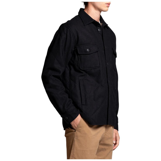 Overshirt in lana Navy ROY WOQC01 IMPURE 