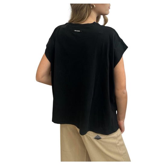 Top in jersey dyed Black RND90308CR230569 C0020 ROY ROGER'S 