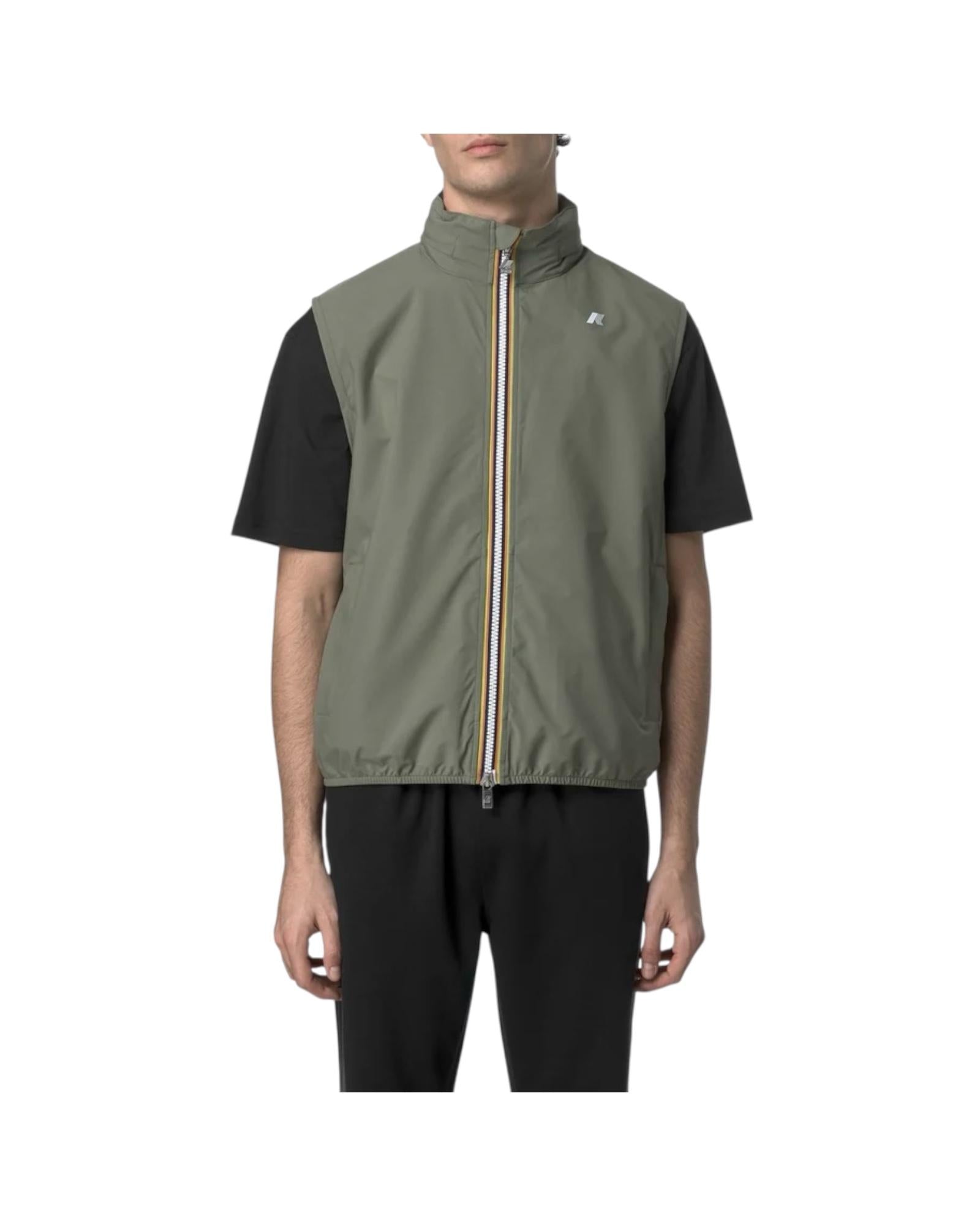 Gilet impermeabile Green lichen K5127SW V15 K-WAY