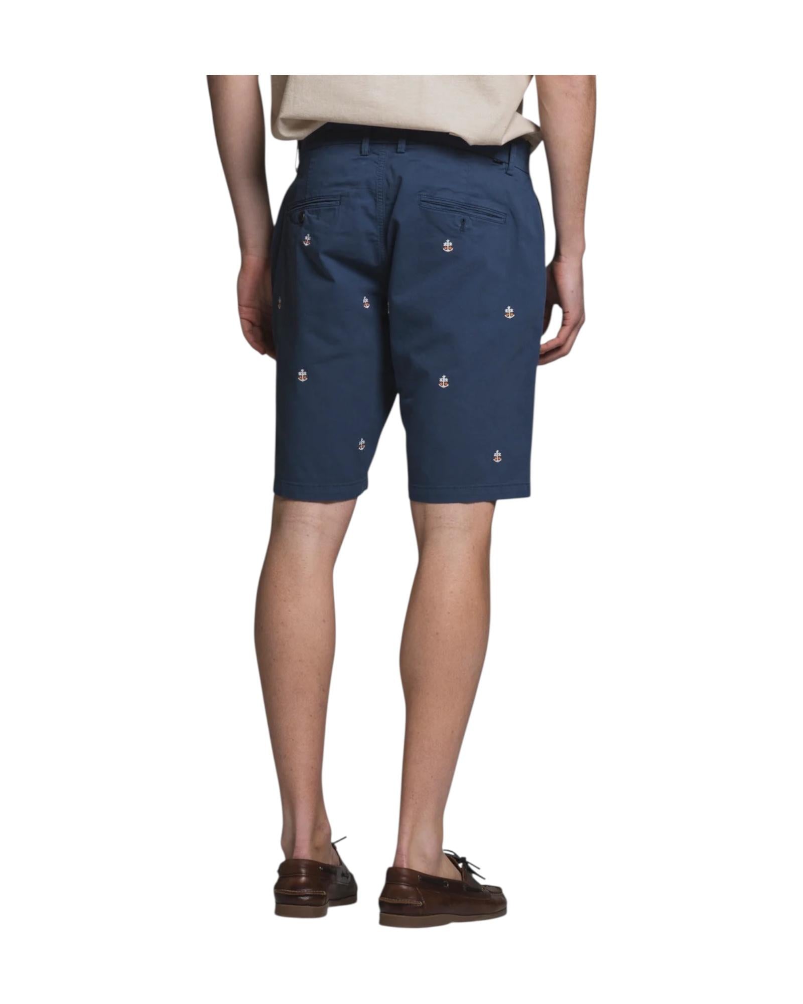 Bermuda Blu con ricamo all over REYSTILL GABC27 IMPURE 