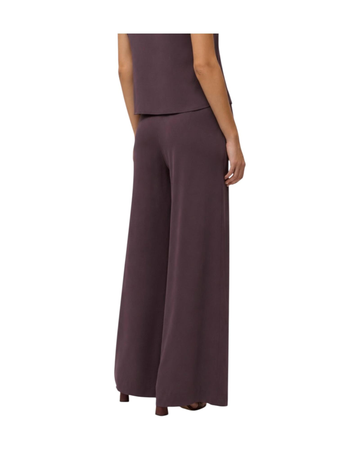 Pantaloni palazzo in misto viscosa Fico MID TP0052 FICO OTTOD'AME 