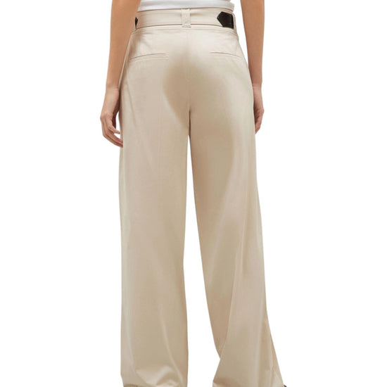 Pantalone Soraia in raso stretch sabbia SORAIA 002 MARELLA 