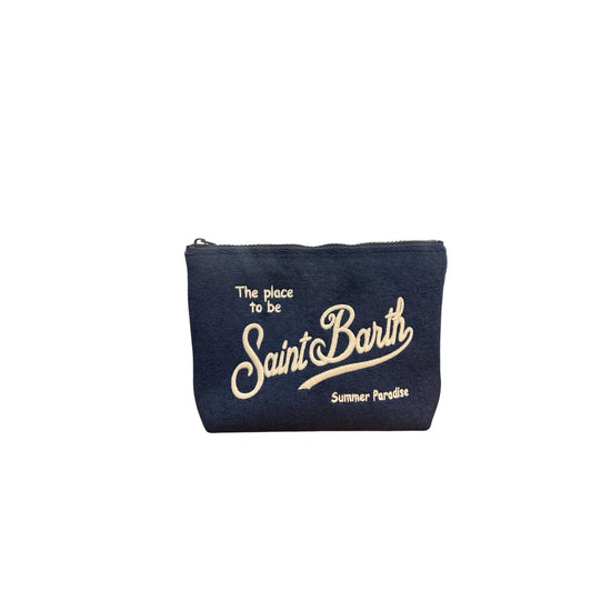 Pochette Aline Sponge Blu ALI0003 03029L MC2 SAINT BARTH 