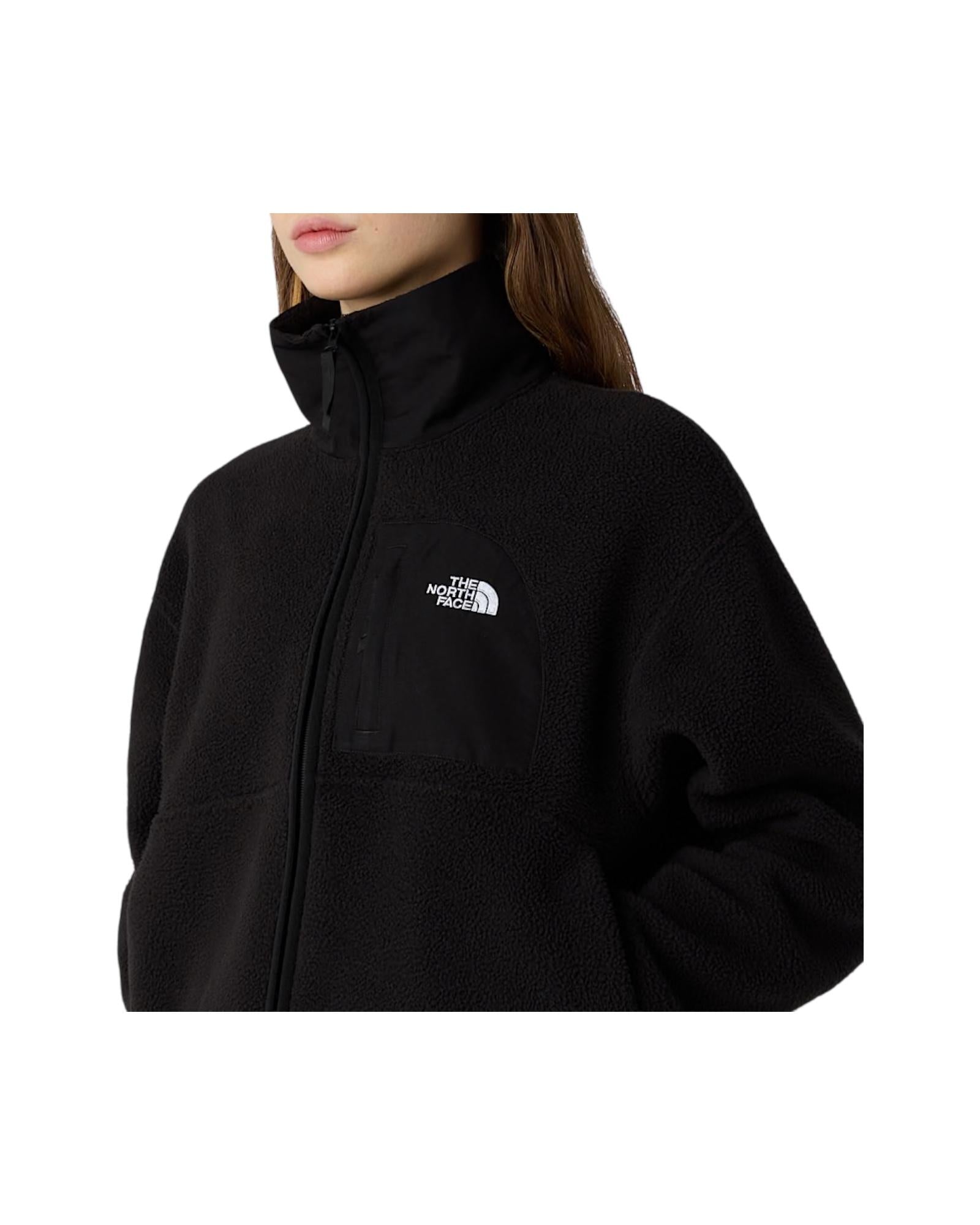 Giacca in pile Yumiori Off-Peak con cerniera integrale da donna Black NF0A8EUZ BLACK THE NORTH FACE 