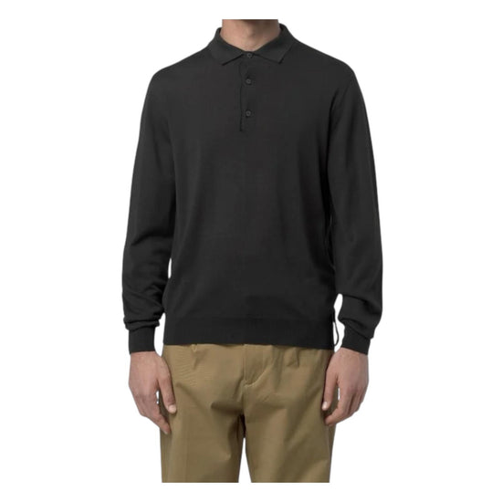 Maglione in lana merino con colletto polo Grey shadow K2131UW 133 K-way 