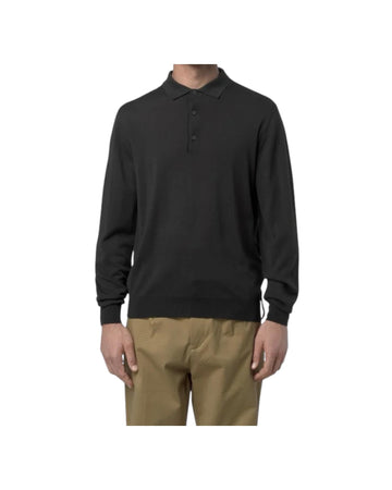 Maglione in lana merino con colletto polo Grey shadow K2131UW 133 K-way 