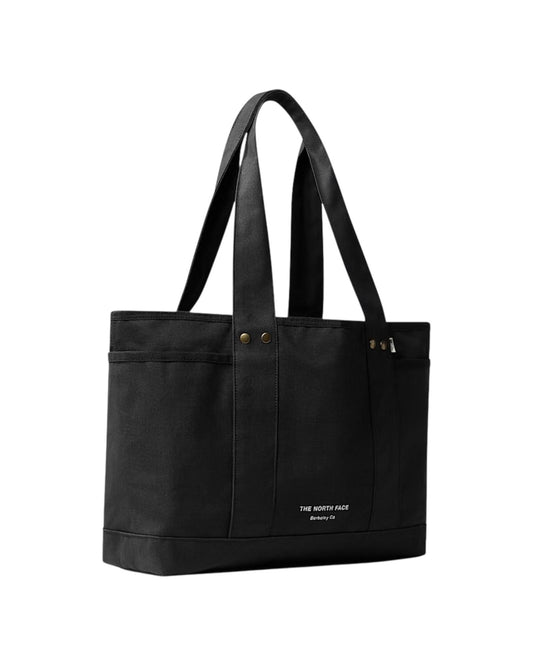 Borsa Tote circular in cotone Black CIRCULAR COTTON TOTE BLACK THE NORTH FACE 