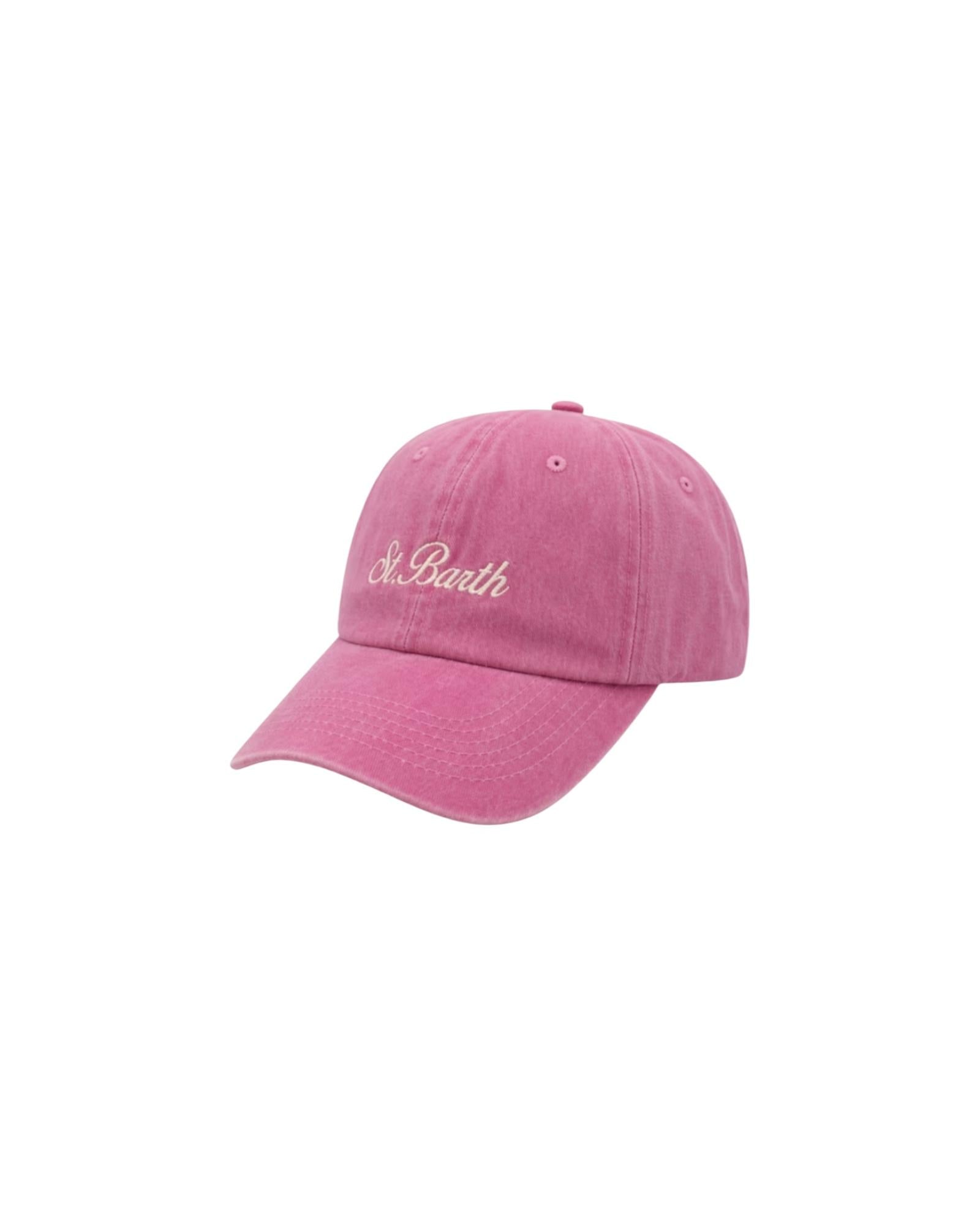 Cappellino Davis con ricamo Saint Barth Rosa DAS0004 02767L MC2 SAINT BARTH 