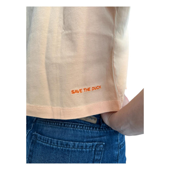 T-shirt crop Arukia arancio ARUKIA 70031 SAVE THE DUCK 