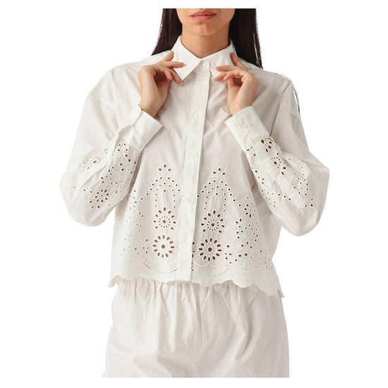 Camicia San Gallo in cotone Bianco ONE0001 01315L MC2 SAINT BARTH 