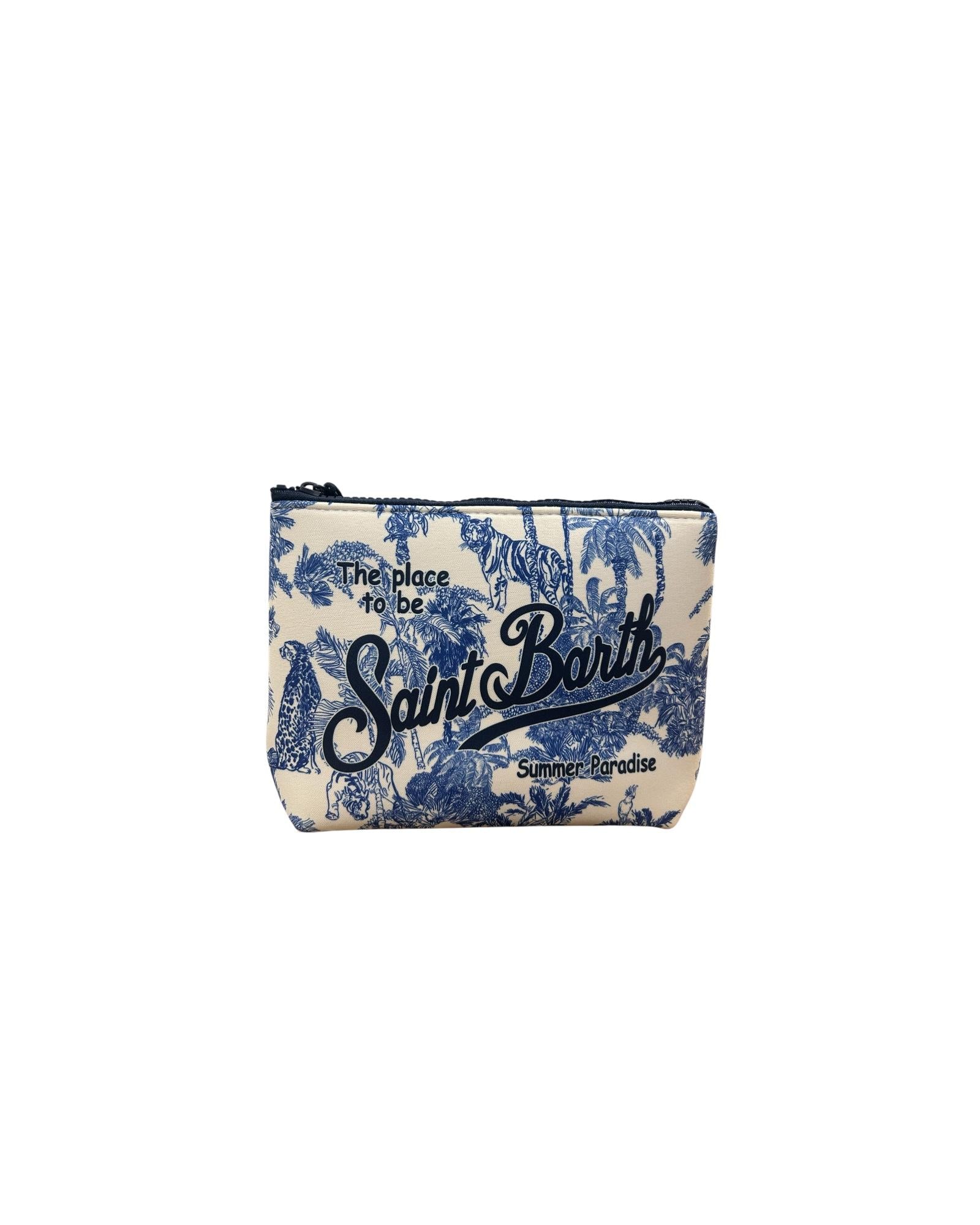 Pochette Aline Jungle Blu ALIN001 02156L MC2 SAINT BARTH 